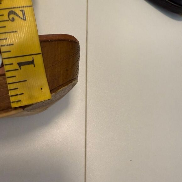 Coach And Four Vero Platform Sandal Brown Leather Studded Size 7.5 Boho - Picture 15 of 15